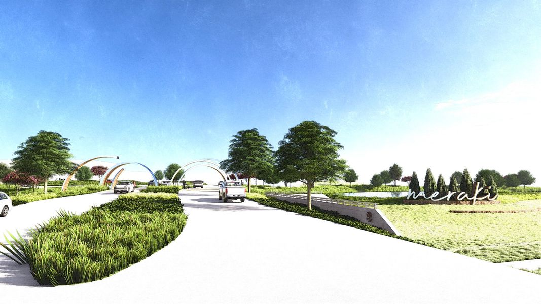 Meraki entrance concept rendering