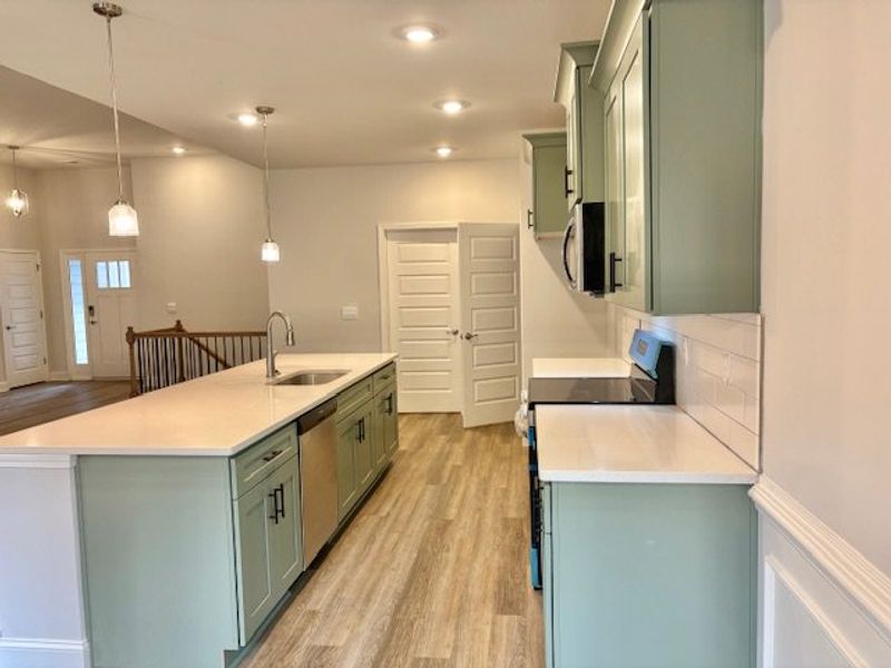 Furnished interior in a model home at Eagle Heights in Maysville (Image 6).