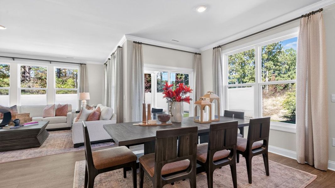 Furnished interior in a model home at The Manors at Martin Farms in Aberdeen (Image 14).