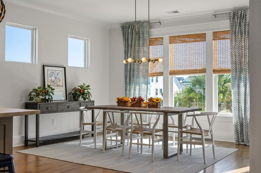 Furnished interior in a model home at Landings at Sweetwater in Charleston (Image 22). Furnished interior in a model home at Landings at Sweetwater in Charleston (Image 22).