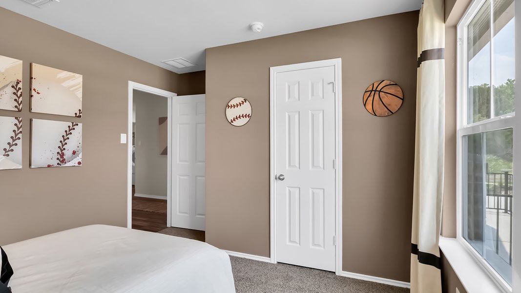 Furnished interior in a model home at Cedar Trails in Belton (Image 21).