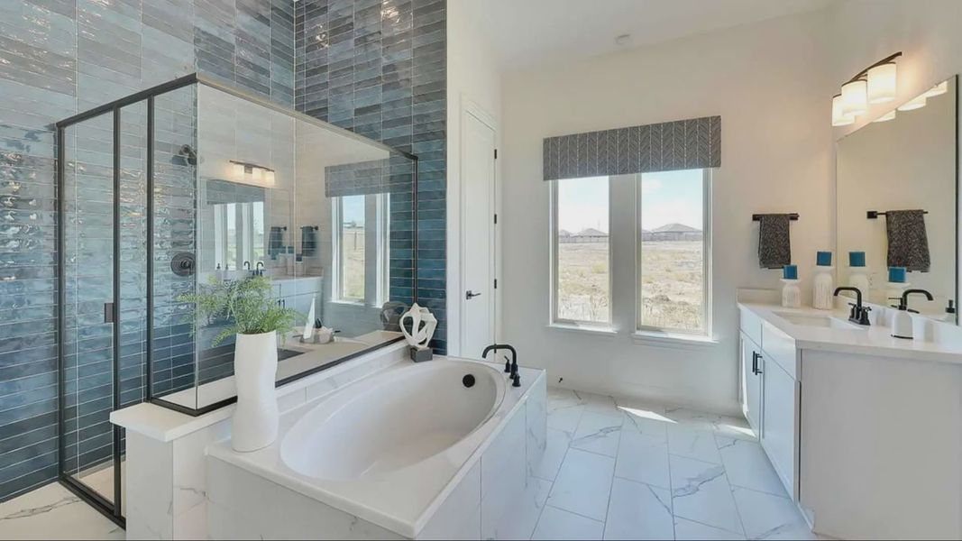 Furnished interior in a model home at Carillon in Manor (Image 26). Furnished interior in a model home at Carillon in Manor (Image 26).