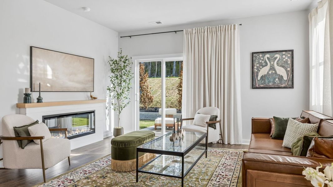 Furnished interior in a model home at Reserve at Hickory Ridge in Columbia (Image 66).