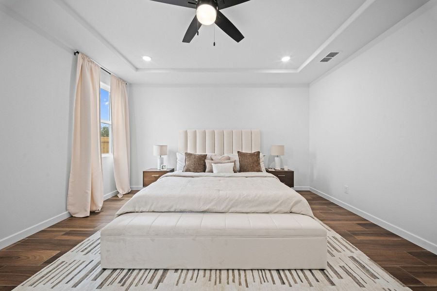 Furnished interior in a model home at Allison Estates in Harlingen (Image 6).