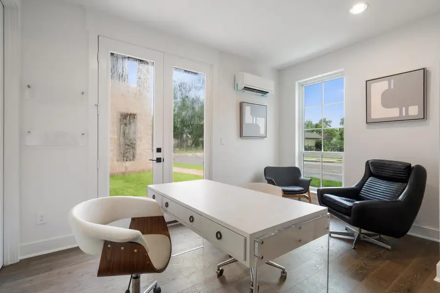 Furnished interior in a model home at Downtown Round Rock – The Depot in Round Rock (Image 5). Furnished interior in a model home at Downtown Round Rock – The Depot in Round Rock (Image 5).