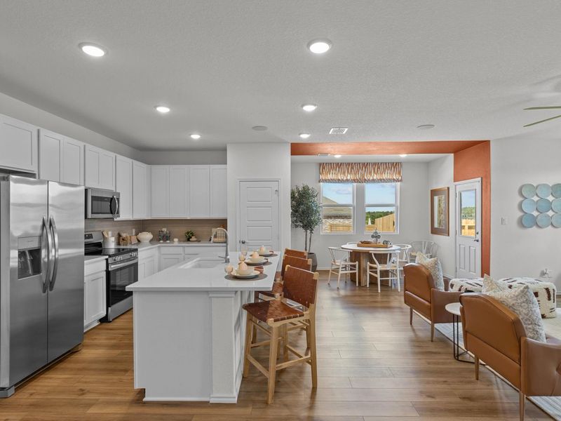 Furnished interior in a model home at Royal Crest in San Antonio (Image 4).