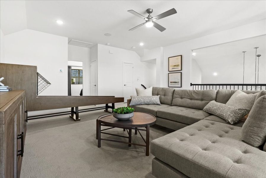 Furnished interior in a model home at Creekview Meadows in Pilot Point (Image 15).