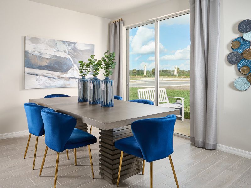Furnished interior in a model home at Colbert Landings - Signature Series in Palm Coast (Image 18).