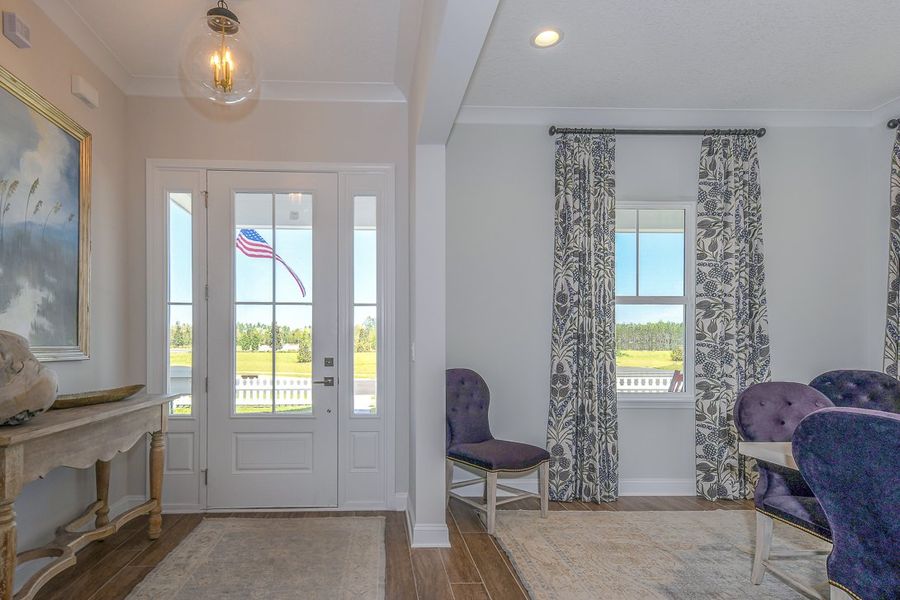 Furnished interior in a model home at Heritage Trace in Nocatee in Ponte Vedra (Image 36). Furnished interior in a model home at Heritage Trace in Nocatee in Ponte Vedra (Image 36).