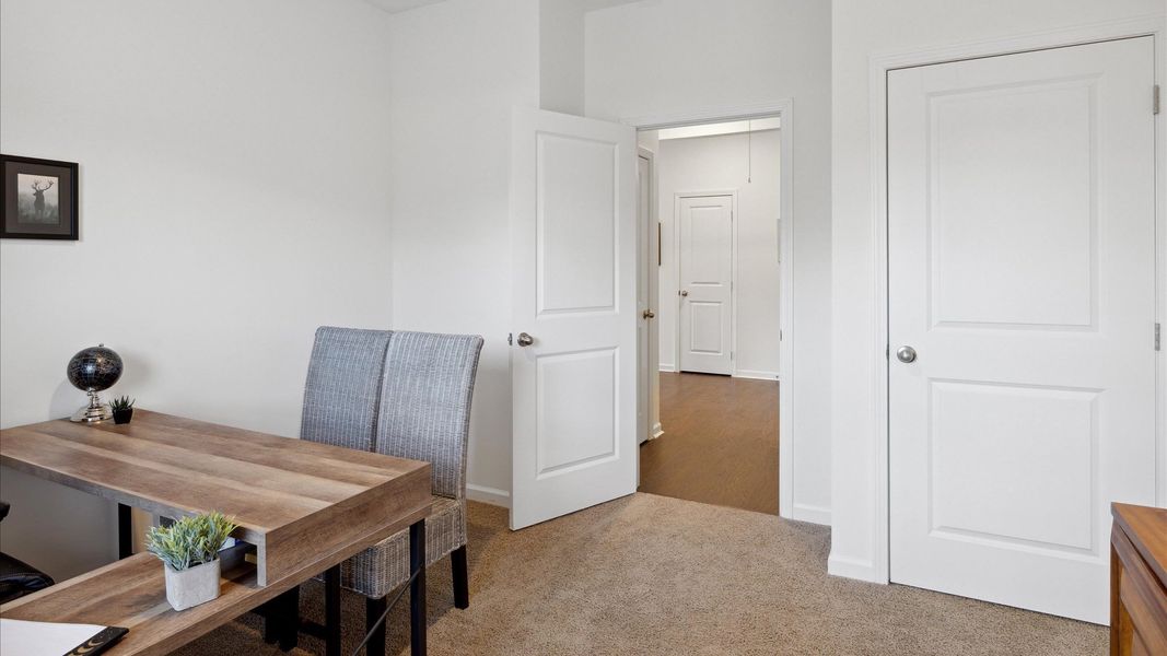 Furnished interior in a model home at The Ridge at Neals Landing in Knoxville (Image 27).