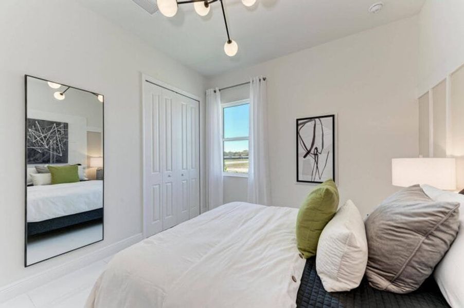 Furnished interior in a model home at The Willows in Parrish (Image 54). Furnished interior in a model home at The Willows in Parrish (Image 54).