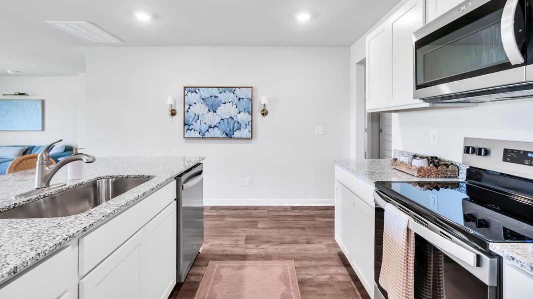 Furnished interior in a model home at Driftwood in Richlands (Image 13).