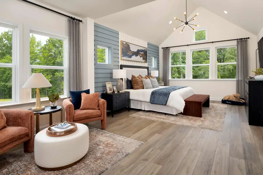 Furnished interior in a model home at The Reserve at Cadia Village in Matthews (Image 6). Furnished interior in a model home at The Reserve at Cadia Village in Matthews (Image 6).