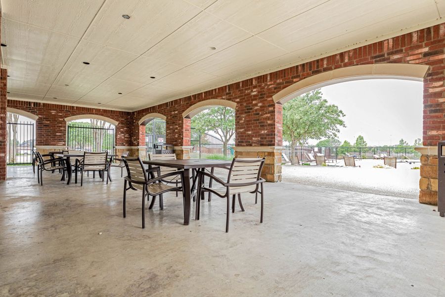 Fox Hollow Pool House. Fox Hollow New Homes in Forney, TX