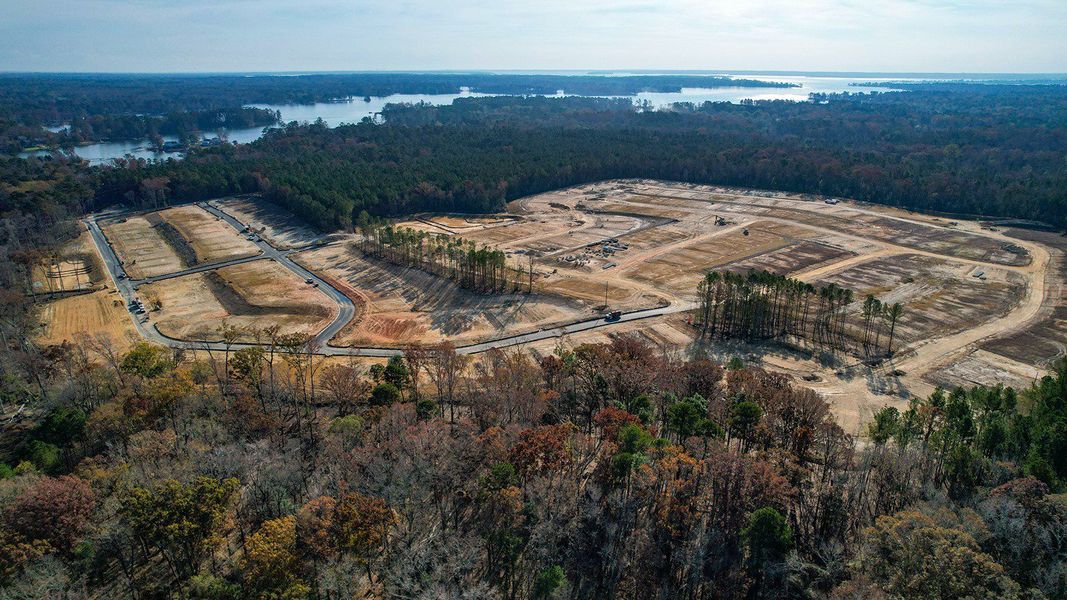 Site preparation and early development at Lake Tide Summit in Chapin, SC (Image 42).