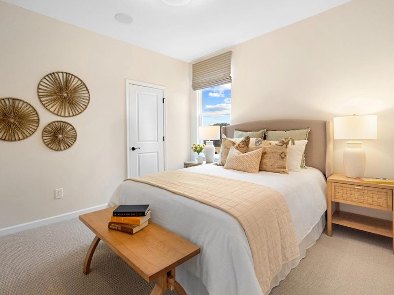 Furnished interior in a model home at Kelly Preserve in Loganville (Image 15).