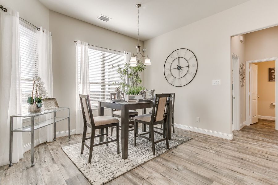 Furnished interior in a model home at Berkshire Estates in Mesquite (Image 15). Furnished interior in a model home at Berkshire Estates in Mesquite (Image 15).