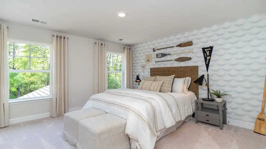 Furnished interior in a model home at Lorick Valley in Blythewood (Image 14).
