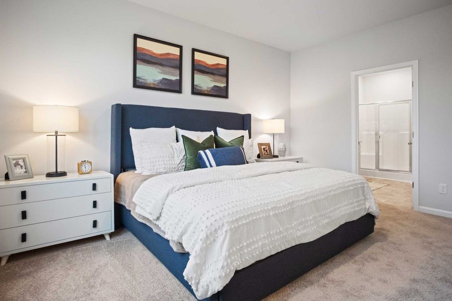 Furnished interior in a model home at Timberwalk in Cookeville (Image 11). Furnished interior in a model home at Timberwalk in Cookeville (Image 11).