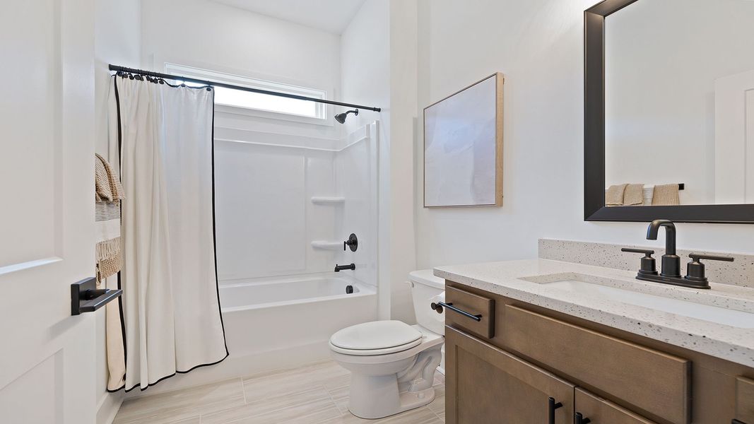 Furnished interior in a model home at Seven Oaks in Greenwood (Image 5).