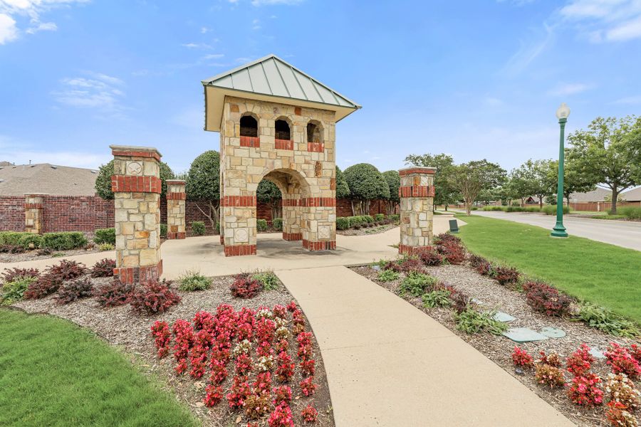 Fox Hollow Entry. Fox Hollow New Homes in Forney, TX