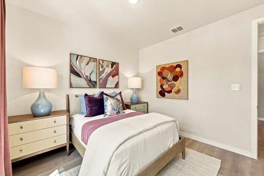 Furnished interior in a model home at La Cima in San Marcos (Image 12).
