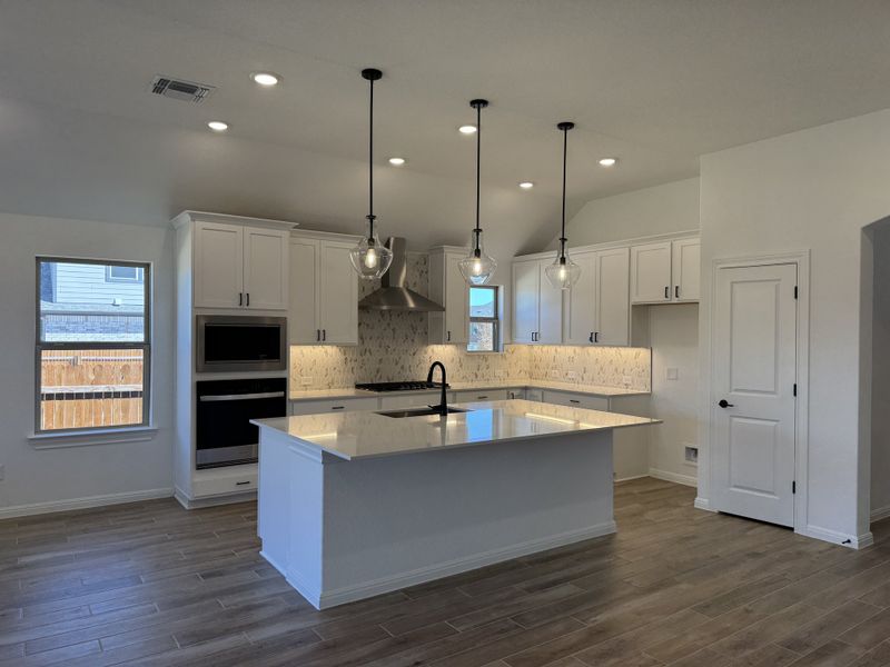 Furnished interior in a model home at Santa Rita Ranch in Liberty Hill (Image 32). Furnished interior in a model home at Santa Rita Ranch in Liberty Hill (Image 32).