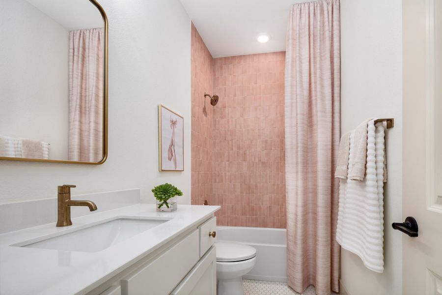 Furnished interior in a model home at Light Farms Graham/Reagan in Celina (Image 21). Furnished interior in a model home at Light Farms Graham/Reagan in Celina (Image 21).