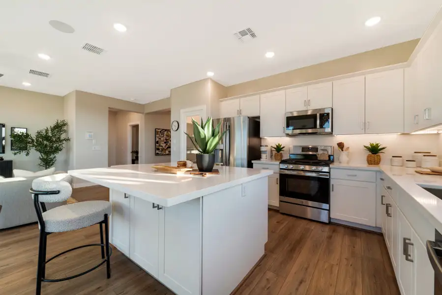 Furnished interior in a model home at Rancho Mirage in Maricopa (Image 14). Furnished interior in a model home at Rancho Mirage in Maricopa (Image 14).
