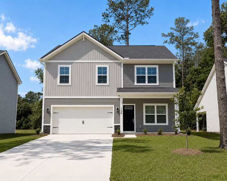 Front exterior of a home in the Pine Street community, located in Yemassee, SC (Image 13).