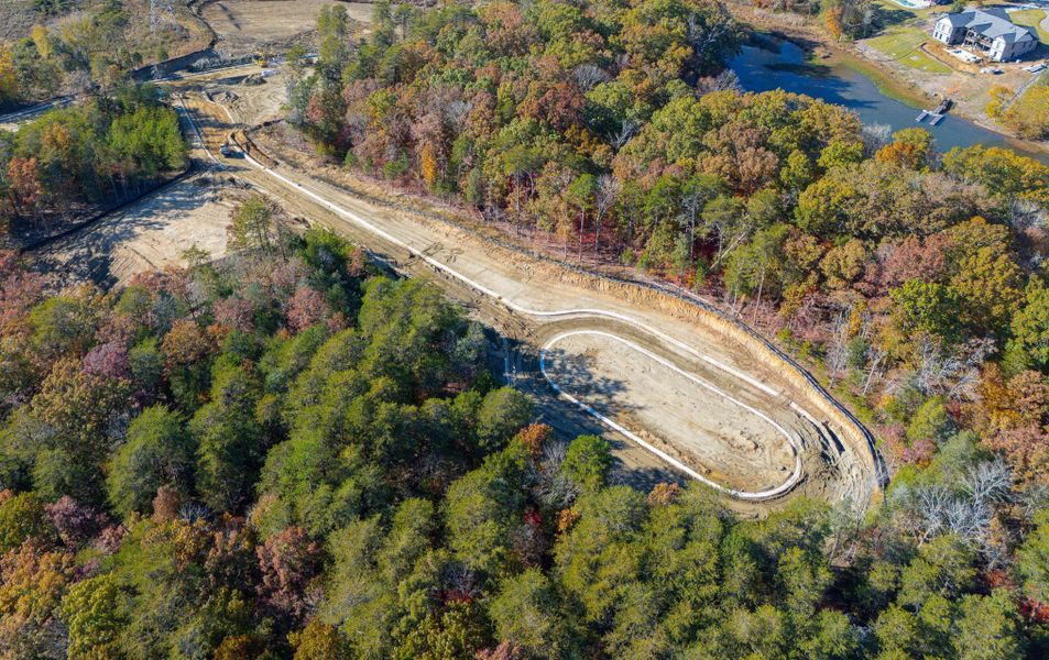 Site preparation and early development at The Gables at Handsmill Inland & Waterview in York, SC (Image 49).