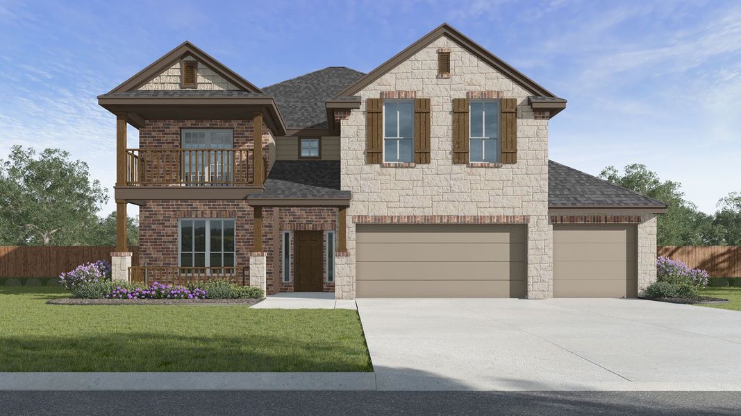 Front exterior of a home in the The Woods community, located in Lumberton, TX (Image 11). Front exterior of a home in the The Woods community, located in Lumberton, TX (Image 11).