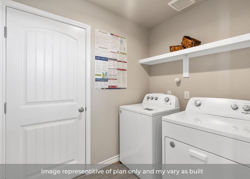 Furnished interior in a model home at Ranch View in Corpus Christi (Image 20).