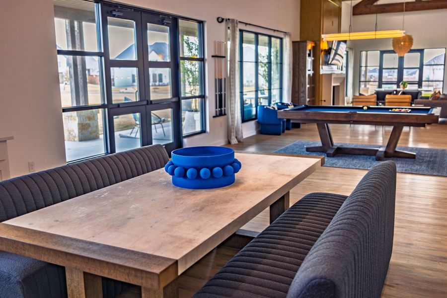 Modern Dining and Entertainment Space at M3 Ranch