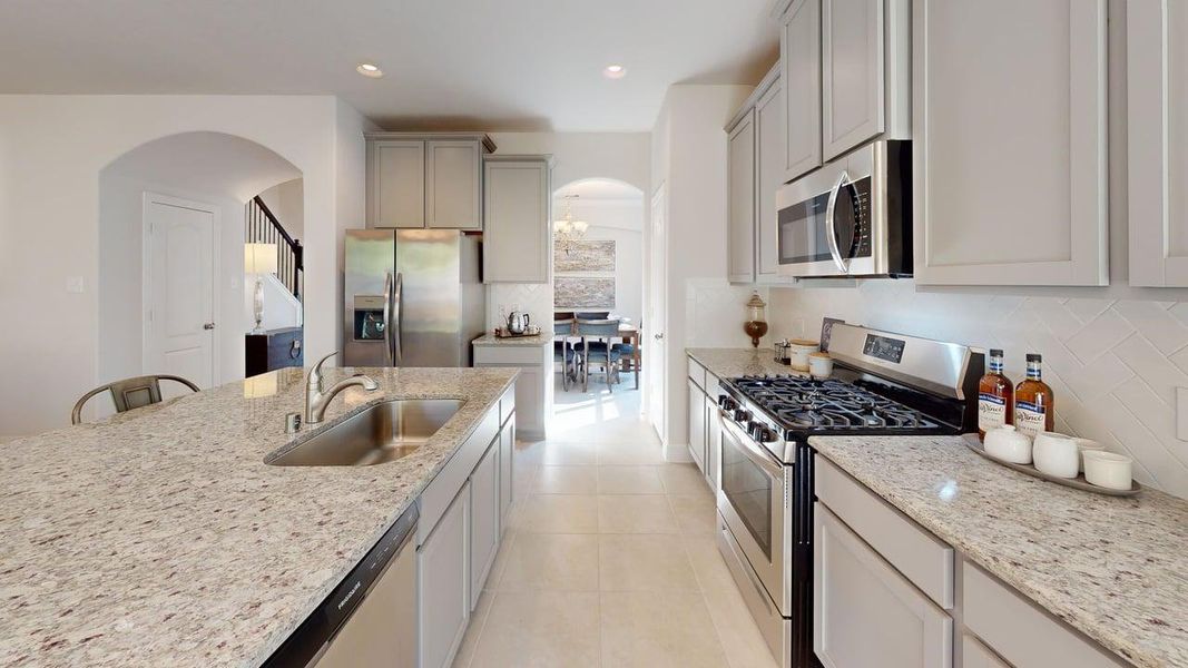 Furnished interior in a model home at Audubon 50's in Magnolia (Image 4). Furnished interior in a model home at Audubon 50's in Magnolia (Image 4).