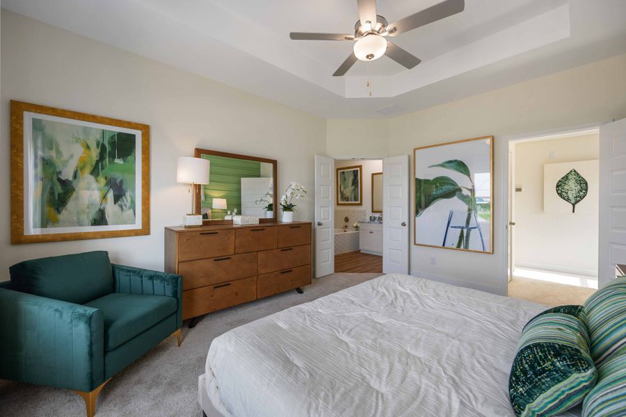 Alicante Model Home – Picasso Floorplan – Primary Bedroom Alicante Model Home – Picasso Floorplan – Primary Bedroom