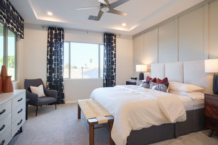 Furnished interior in a model home at Laveen Vistas II in Laveen (Image 24).