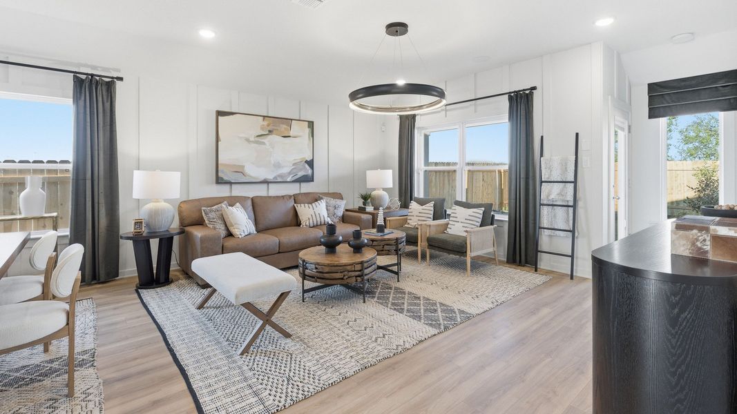 Furnished interior in a model home at Sky Ridge in San Marcos (Image 27). Furnished interior in a model home at Sky Ridge in San Marcos (Image 27).