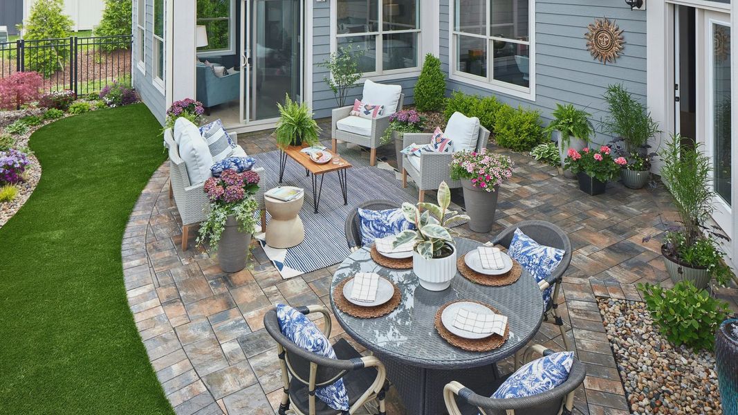 Exterior details of a home in The Courtyards at Holly Grove, Holly Springs (Image 8).