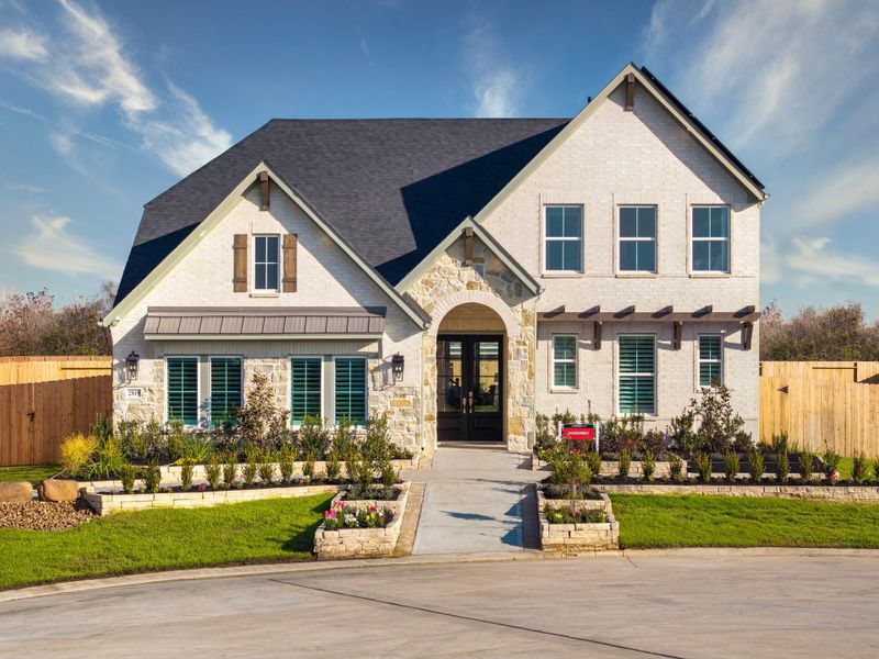 Front exterior of a home in the Ellwood community, located in Iowa Colony, TX (Image 3).