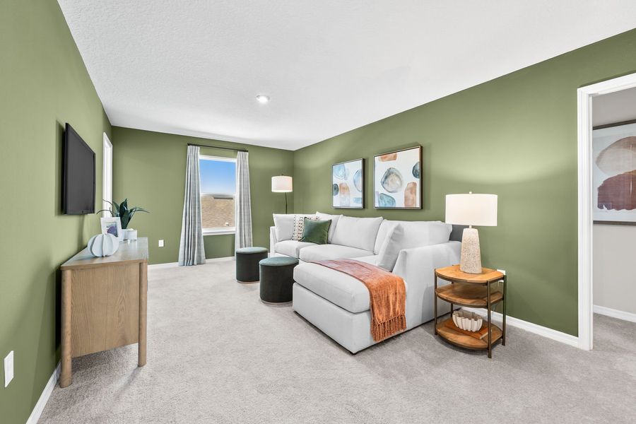 Upper Level Loft Perfect for an Additional Living Space