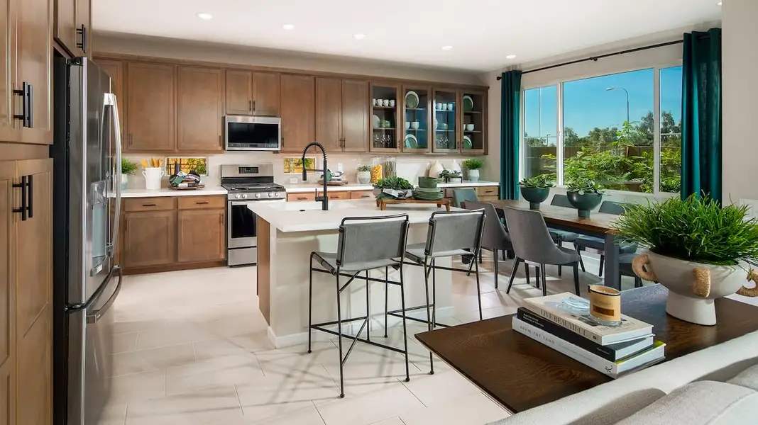Furnished interior in a model home at Bella Storia in Gilbert (Image 2). Furnished interior in a model home at Bella Storia in Gilbert (Image 2).