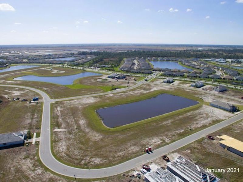 Site preparation and early development at Lake Park at Tradition in Port St. Lucie, FL (Image 65).