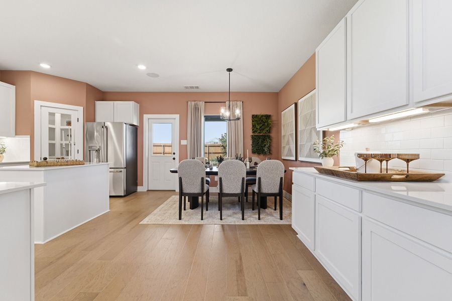 Furnished interior in a model home at Heartland in Heartland (Image 27).