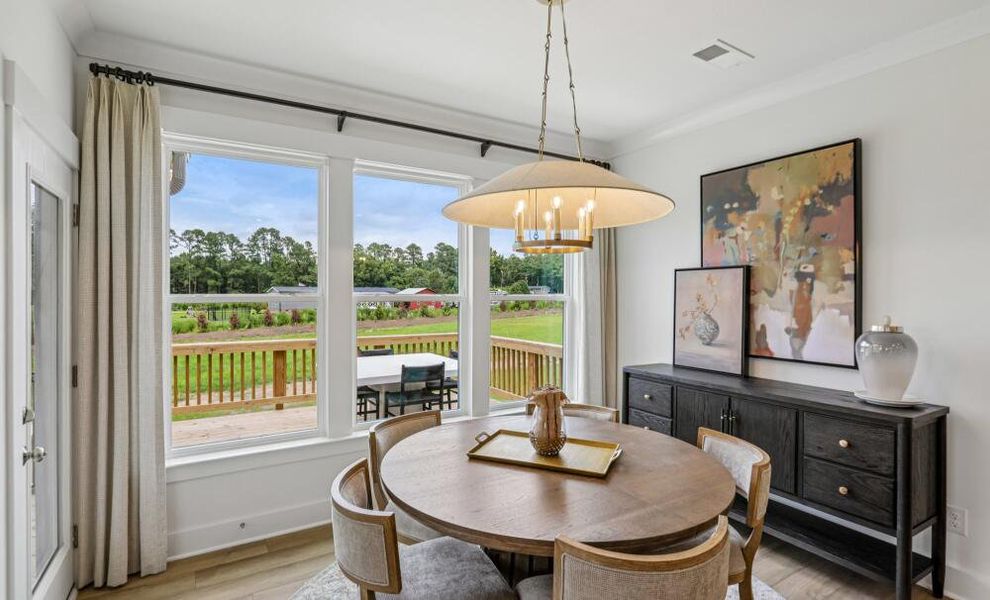 Furnished interior in a model home at Cedar Ridge in Angier (Image 21).
