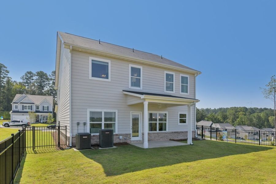 Exterior details of a home in The Hills at Cedar Creek, Winder (Image 43).