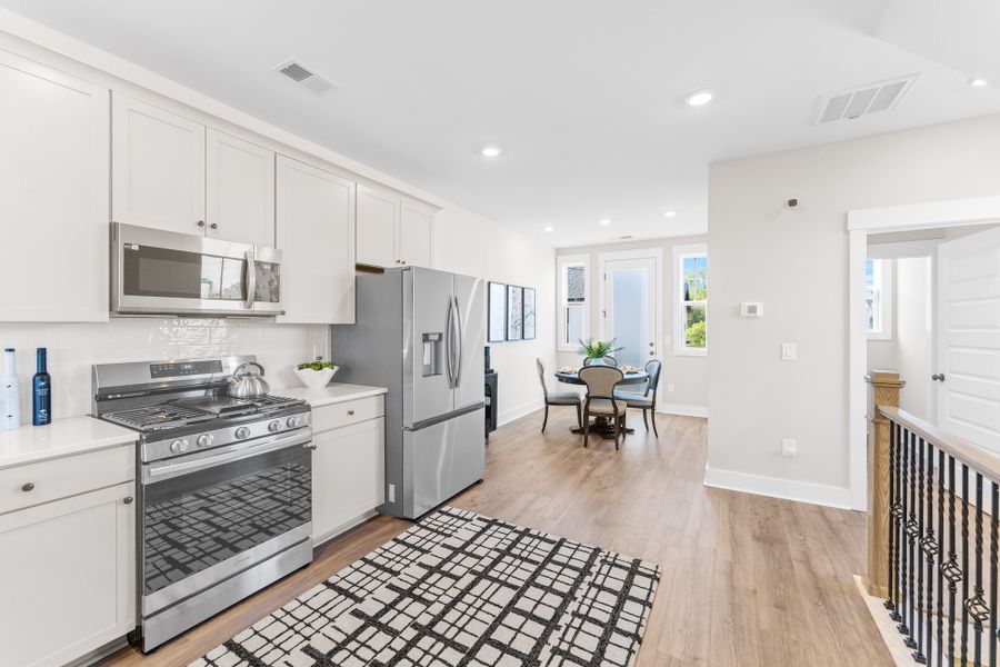 Furnished interior in a model home at Victor Park in Greer (Image 11).