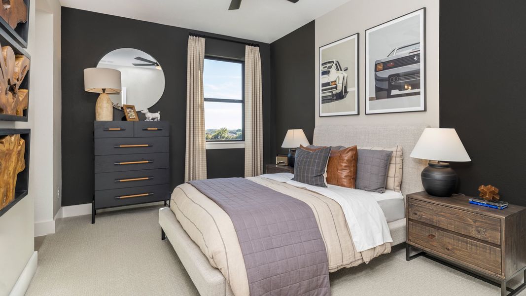 Furnished interior in a model home at The Heights at Uptown Celina 40'/45' in Celina (Image 14).