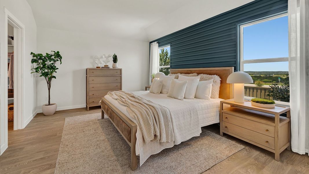 Furnished interior in a model home at Mayfair in New Braunfels (Image 40).
