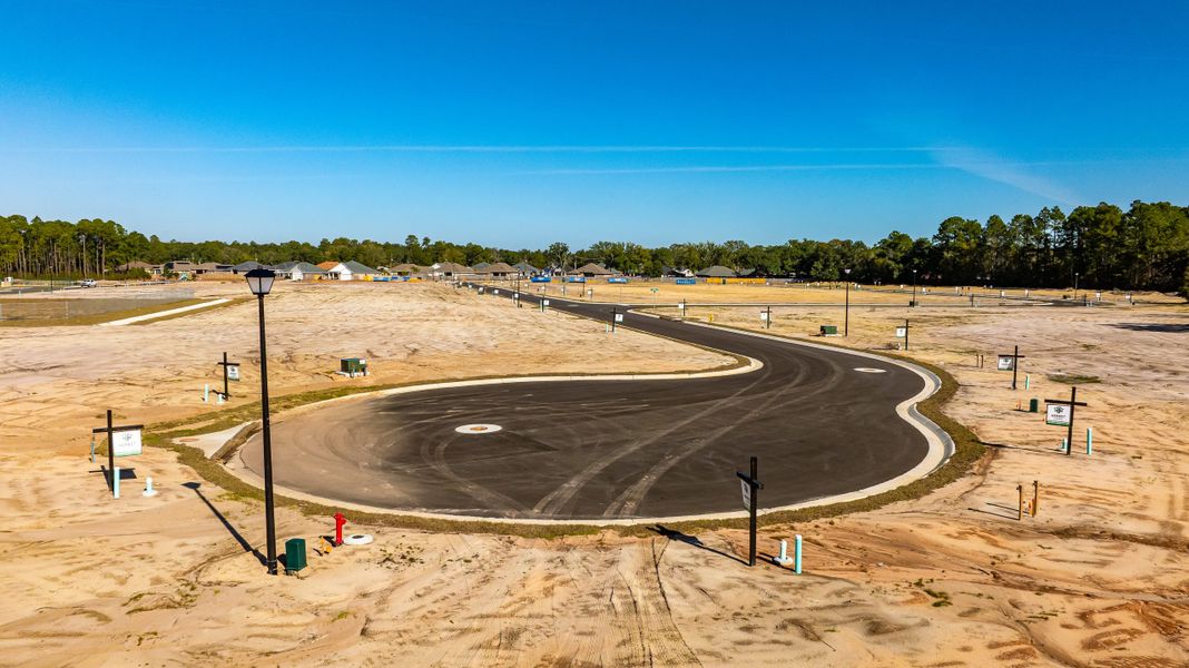 Site preparation and early development at Buckeye's Landing in Navarre, FL (Image 36).